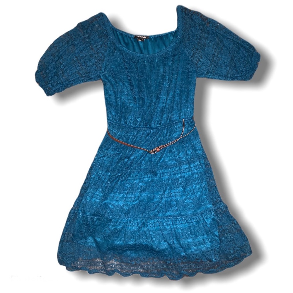 My Michelle Lace Trim Women’s Dress Size: Medium
